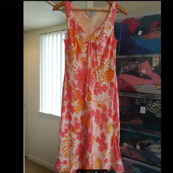Ann Taylor Dresses & Skirts - Ann Taylor Loft orange floral long dress, new Ann Taylor Dresses & Skirts - Ann Taylor Loft orange floral long dress, new